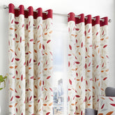 Fusion Red Beechwood Eyelet Curtains Fusion Red Beechwood Eyelet Curtains
